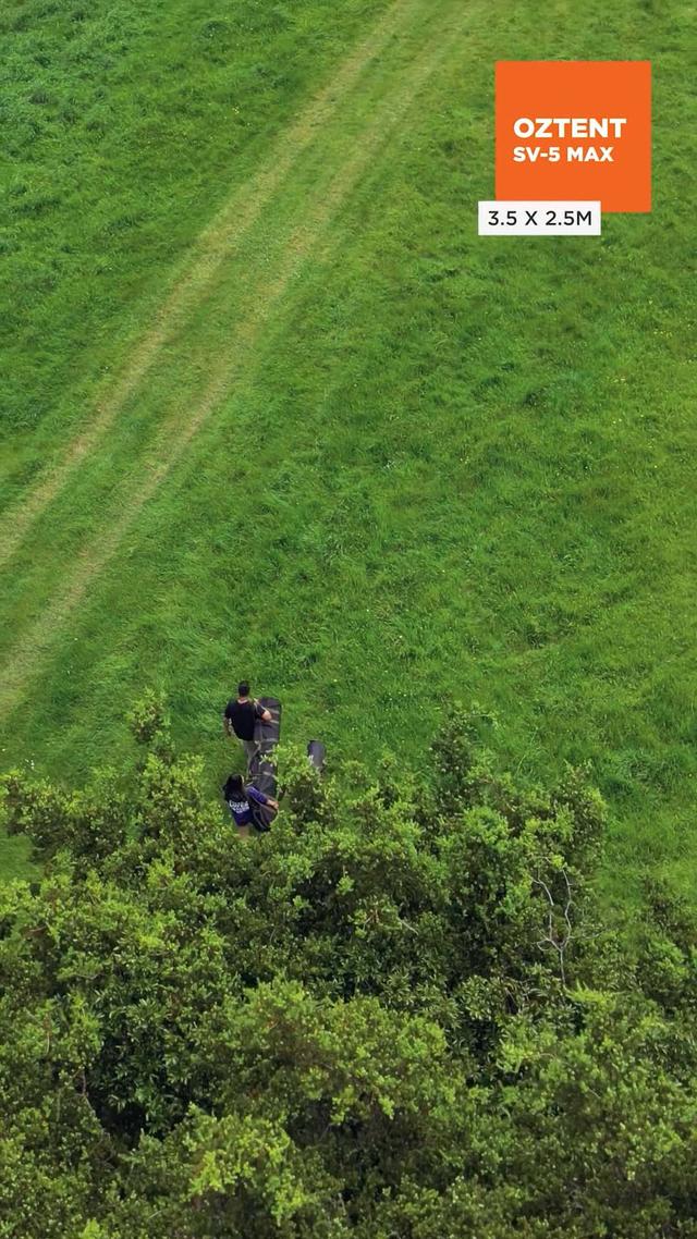 Oztent SV-5 set up